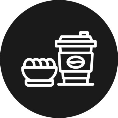 Kahve fincanı. Basit tasarım