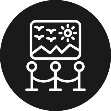 ağ vektör çizgisi simgesi, g