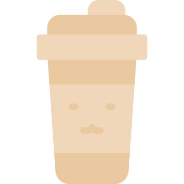 kahve fincanı ikonu vektör illüstrasyonu