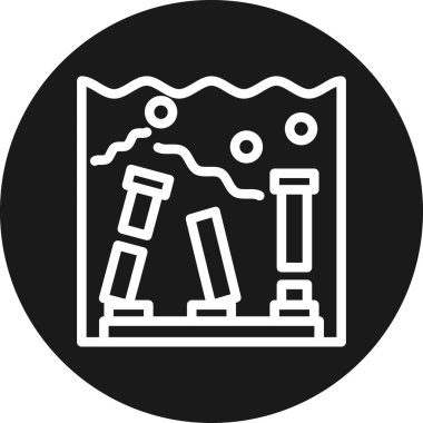 seo modern simgesinin vektör illüstrasyonu