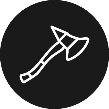 Axe simgesi, vektör illüstrasyonu