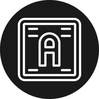 harita simgesi vektör illüstrasyonu