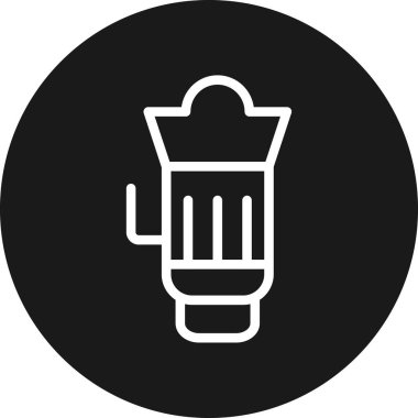 Modern simgenin vektör illüstrasyonu