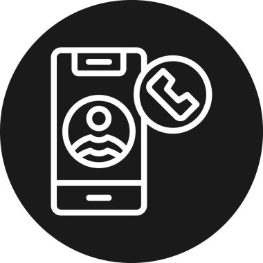 vektör telefon simgesi çizimi