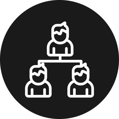 Takım simgesi vektör illüstrasyonu