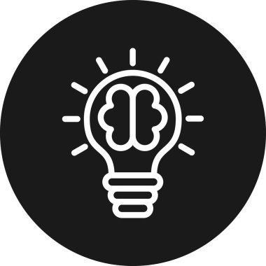 ampul simgesi vektör illüstrasyonu