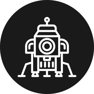 robot ikon vektör illüstrasyonu