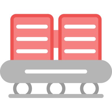 dağıtım kargo lojistik simgesi