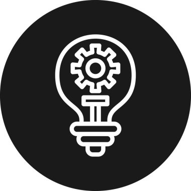 ışık fikri web simgesi basit tasarım