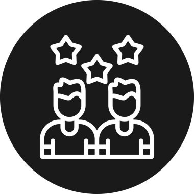 İnsan simgesinin vektör illüstrasyonu