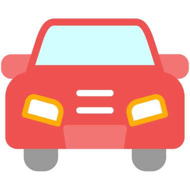 araba simgesi vektör illüstrasyonu