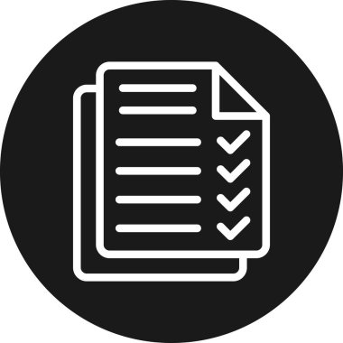 Dosya simgesinin vektör illüstrasyonu