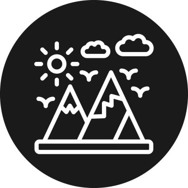 Güneş Simgesi Vektör illüstrasyonu