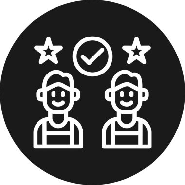 Modern simgenin vektör illüstrasyonu