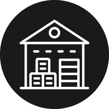 Yapı simgesinin vektör illüstrasyonu