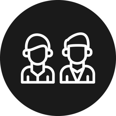 Modern simgenin vektör illüstrasyonu