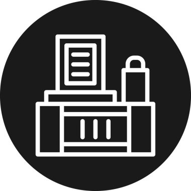 Kitap. Web simgesi basit illüstrasyon