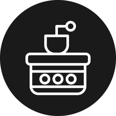 Gıda simgesinin vektör illüstrasyonu