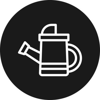 Modern kahve ikonunun vektör illüstrasyonu