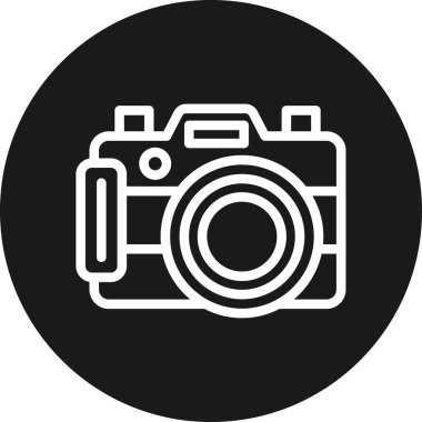 vektör fotoğraflama simgesi illüstrasyonu