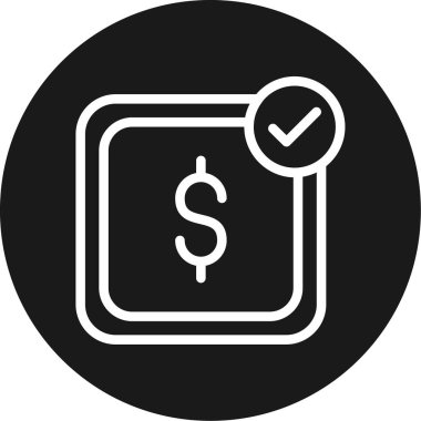 Dolar vektör simgesi tasarımı