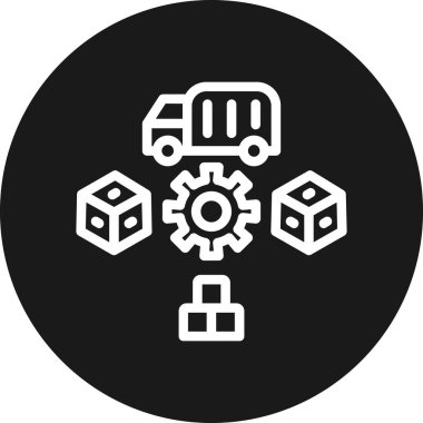 seo modern simgesinin vektör illüstrasyonu