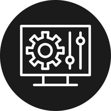 Simge vektör illüstrasyonu ayarlanıyor