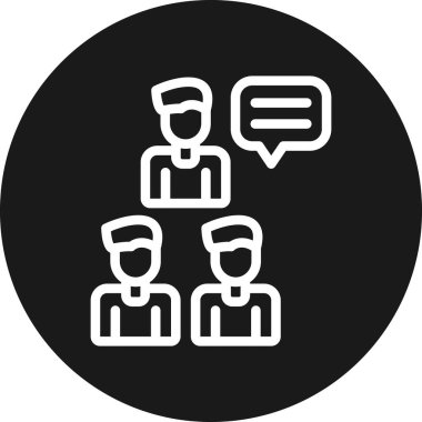 İnsan simgesinin vektör illüstrasyonu