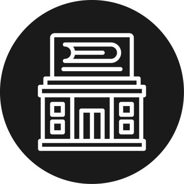 Eğitim simgesinin vektör illüstrasyonu