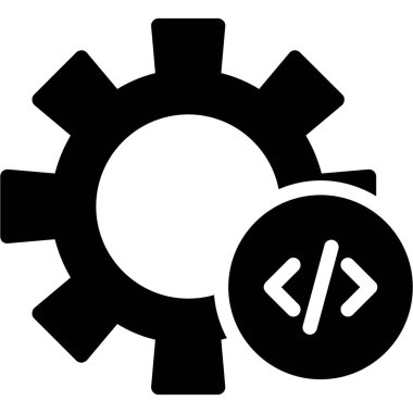 Geliştirme simgesi vektör illüstrasyonu