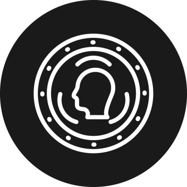 Modern simgenin vektör illüstrasyonu