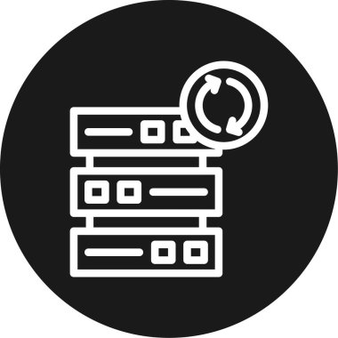 veri merkezi simgesi, basit biçim