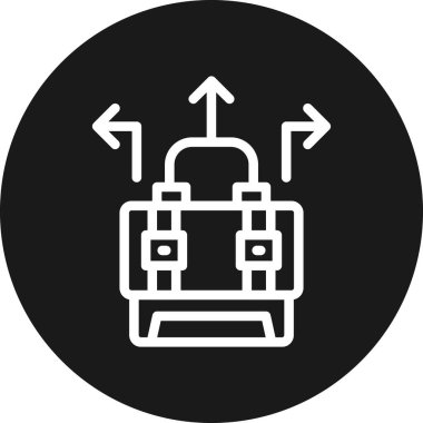 Vektör tren simgesi illüstrasyonu