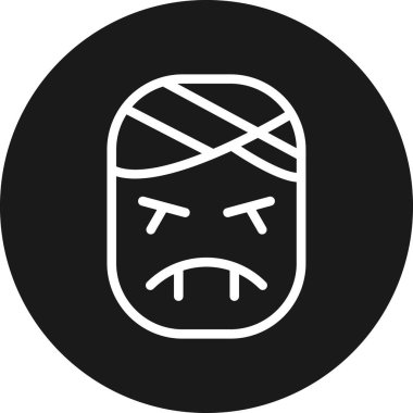 Modern b 'nin vektör çizimi kafatası simgesinden yoksun