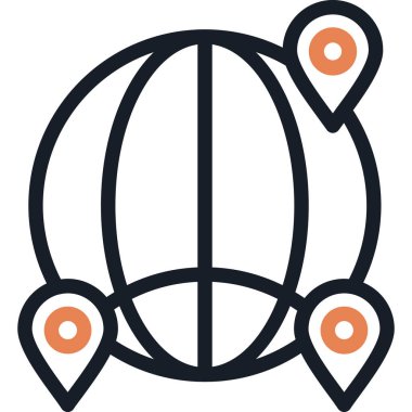 tavuk simgesi, vektör illüstrasyon