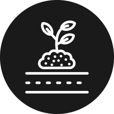 bitki simgesi, vektör illüstrasyonu