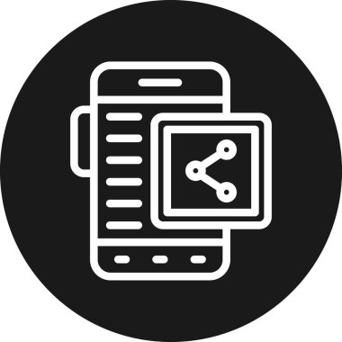 cep telefonu ikonu vektör illüstrasyonu