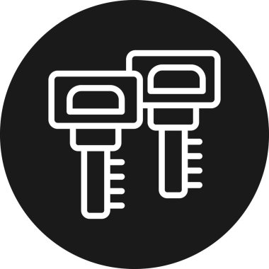 Modern b 'nin vektör illüstrasyonu eksik simgesi