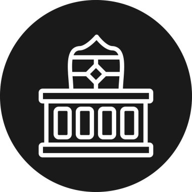 Vektör illüstrasyonu, simge ögesi arkaplanı