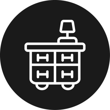 Gıda ikonunun vektör çizimi, gıda kavramı.