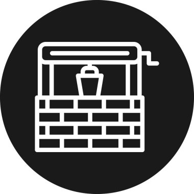 vektör çizim tasarım kova simgesinin