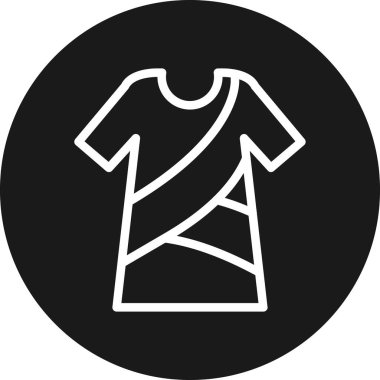 Modern çağın vektör çizimi ve giysi simgesi eksikliği