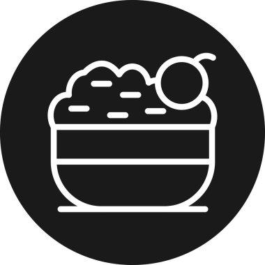 Gıda simgesinin vektör illüstrasyonu