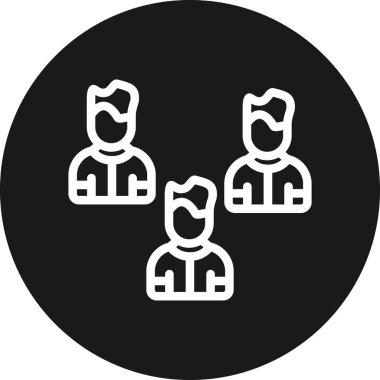 Takım simgesi vektör illüstrasyonu