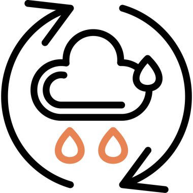 Bulut. Web simgesi basit tasarım