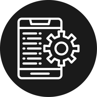 Belge. Web simgesi basit illüstrasyon