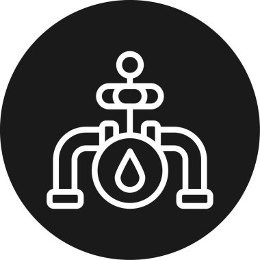 Yağ. Web simgesi basit illüstrasyon