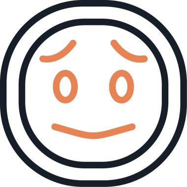 emoji. Web simgesi basit illüstrasyon