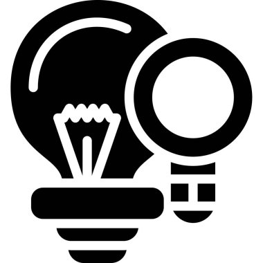 ampul yaratıcı yaratıcılık simgesi