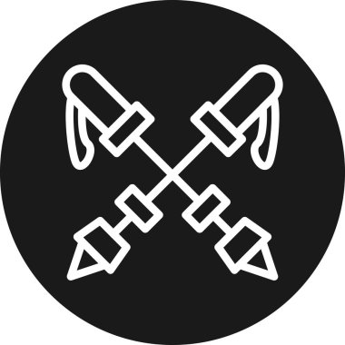 ok simgesi vektör illüstrasyonu